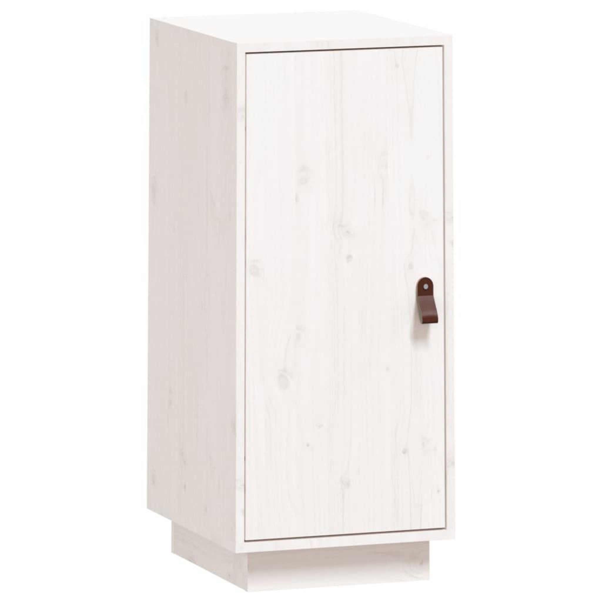 Voir la diapositive 2 : VIDAXL Buffet Blanc 34x40x75 cm Bois massif de pin
