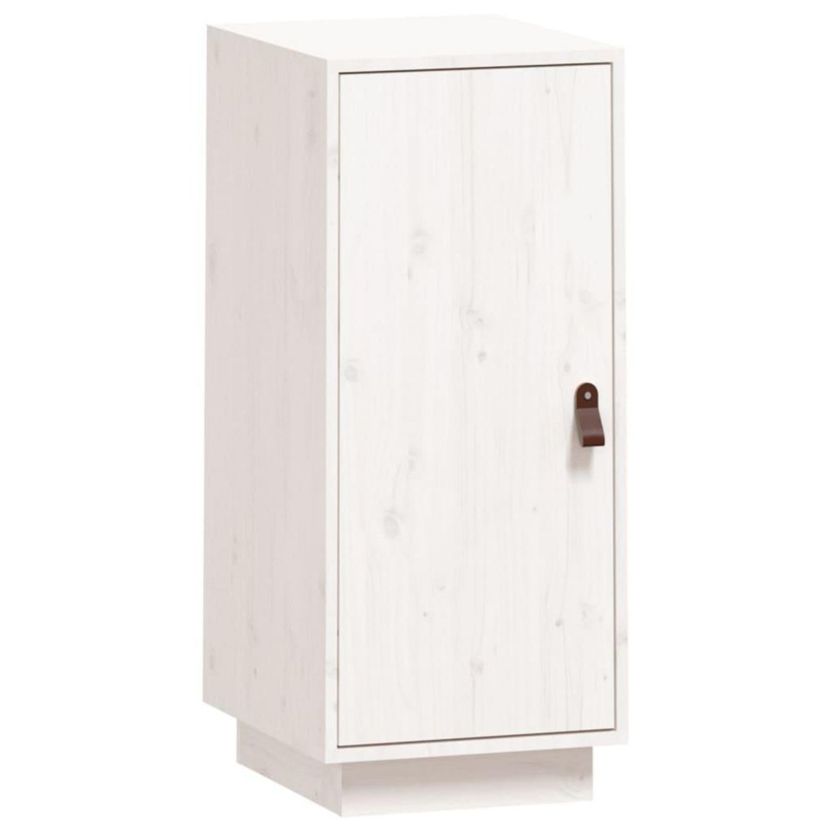 VIDAXL Buffet Blanc 34x40x75 cm Bois massif de pin