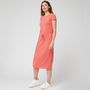 Voir la diapositive 1 : INEXTENSO Robe longue en maille rose corail femme