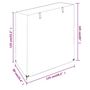 Voir la diapositive 6 : VIDAXL Housses de balancelle 2 pcs 8 œillets 125x90x135/165 cm PE