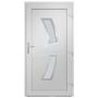 Voir la diapositive 4 : VIDAXL Porte d'entree anthracite 98x208 cm PVC