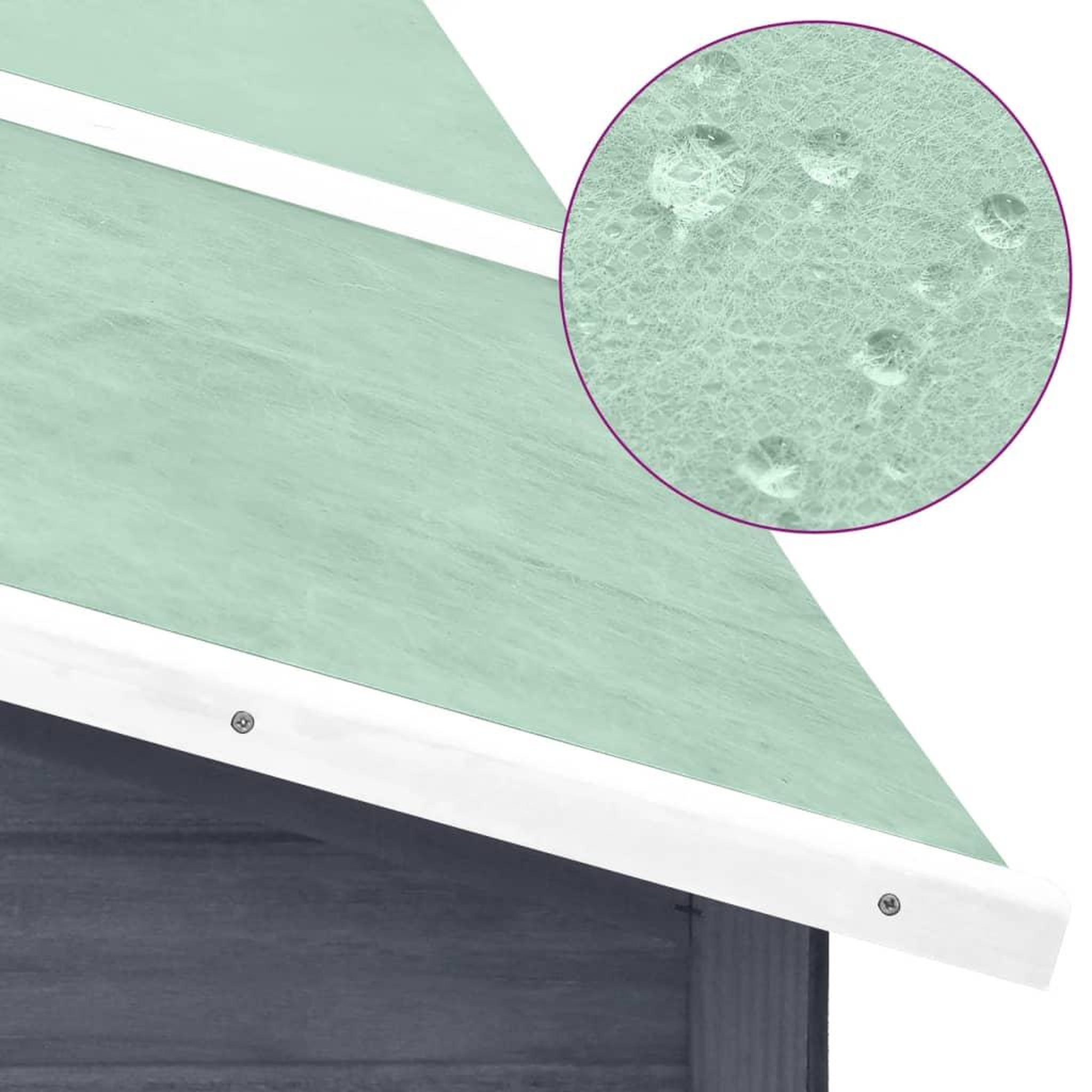 Voir la diapositive 5 : VIDAXL Clapier d'exterieur avec piste Gris et blanc Bois de sapin