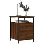 Voir la diapositive 3 : VIDAXL Tables de chevet 2 pcs chene marron 44x45x60 cm bois ingenierie