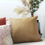 Voir la diapositive 3 : Paris Prix Coussin Déco Uni  Cambria  40x40cm Ocre