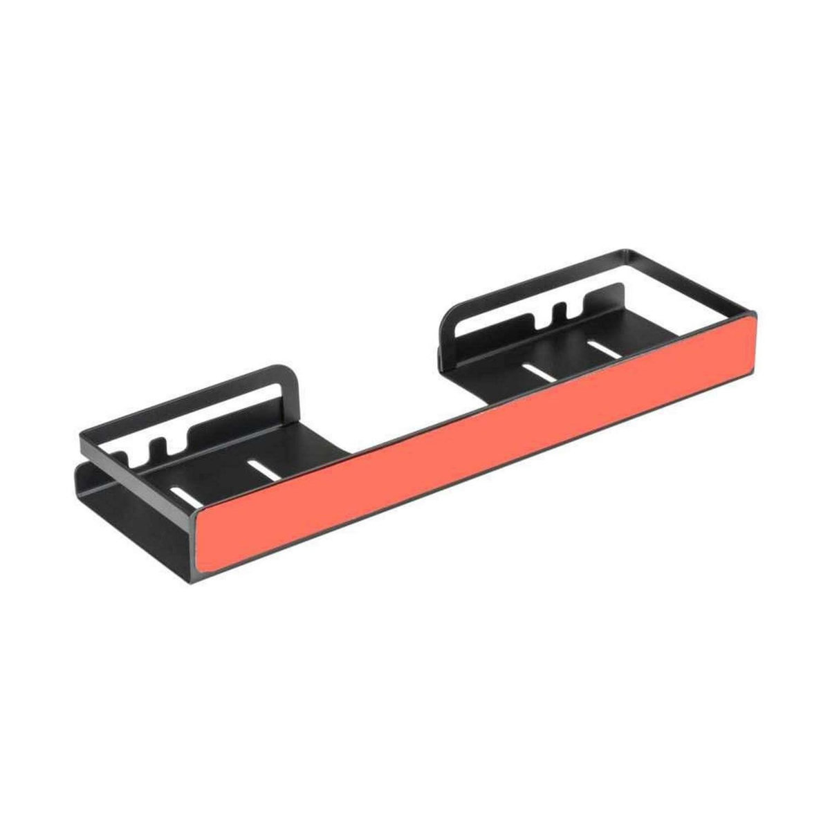 Wenko Étagère de barre douche - L. 35,5 cm - Noir