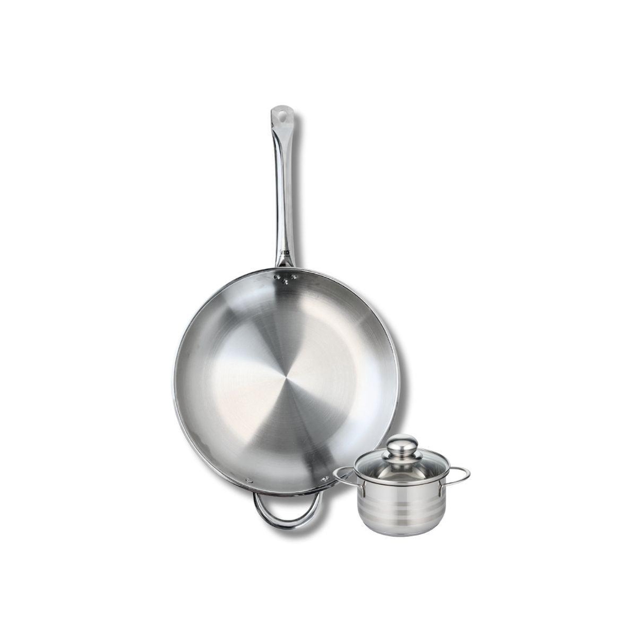 ELO Ensemble de 1 poêle de cuisson 32 cm et 1 faitout 12 cm elo profi brillant
