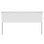 Voir la diapositive 4 : VIDAXL Table basse Blanc 80x50,5x41,5 cm Bois d'ingenierie