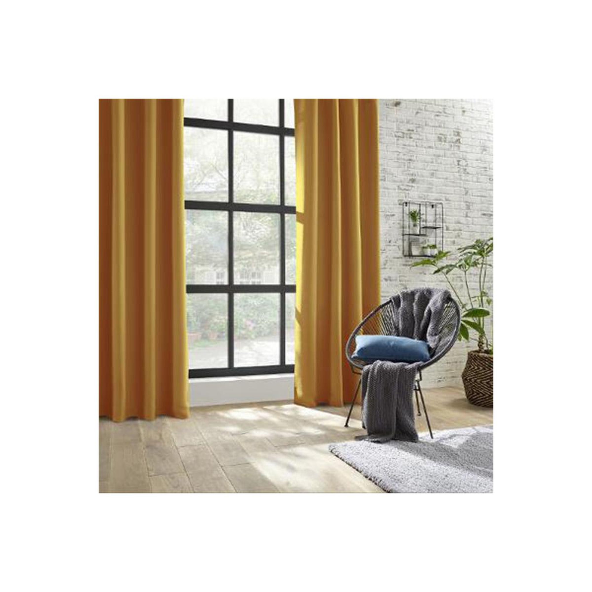 ATMOSPHERA Rideau occultant  topa  140x260cm ocre