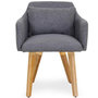 Voir la diapositive 3 : Paris Prix Lot de 2 Fauteuils Scandinave  Alan  70cm Gris Clair