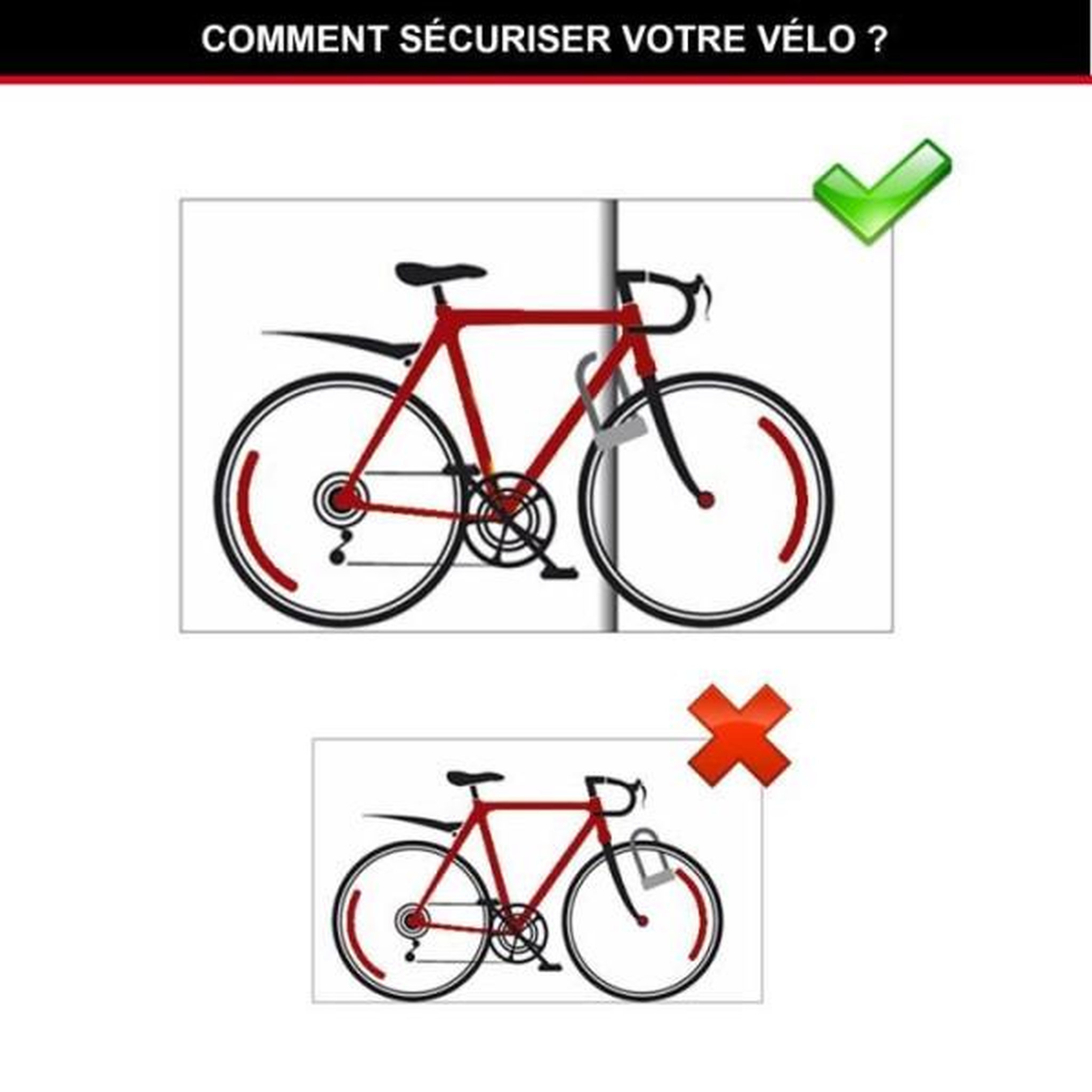 Voir la diapositive 5 : Master lock Antivol U avec Câble - MASTER LOCK - Modele XL - Sold Secure Gold, Police Approved