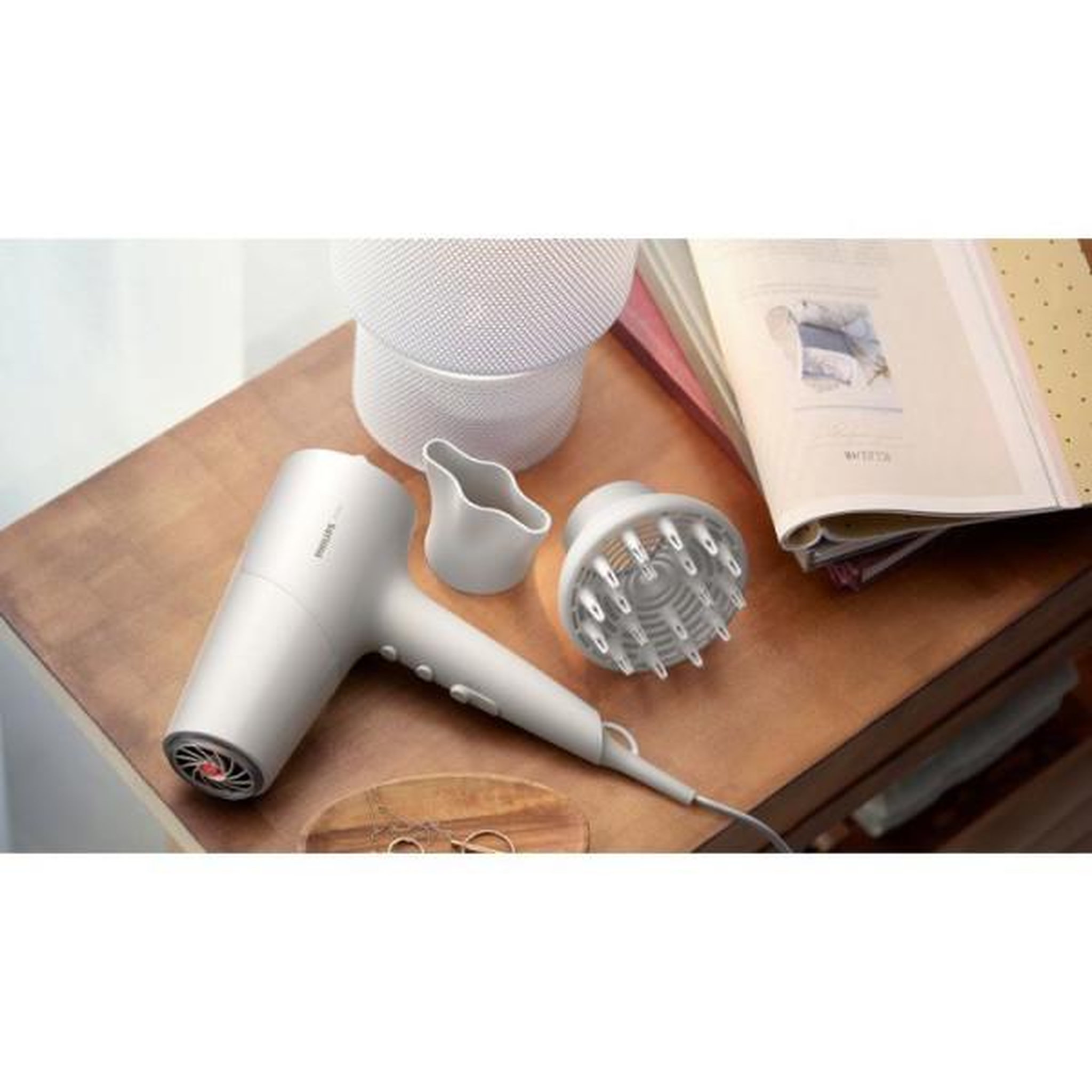 Voir la diapositive 2 : Philips Seche cheveux  - philips - bhd501/20 - thermoshield - diffuseur - 2100 w