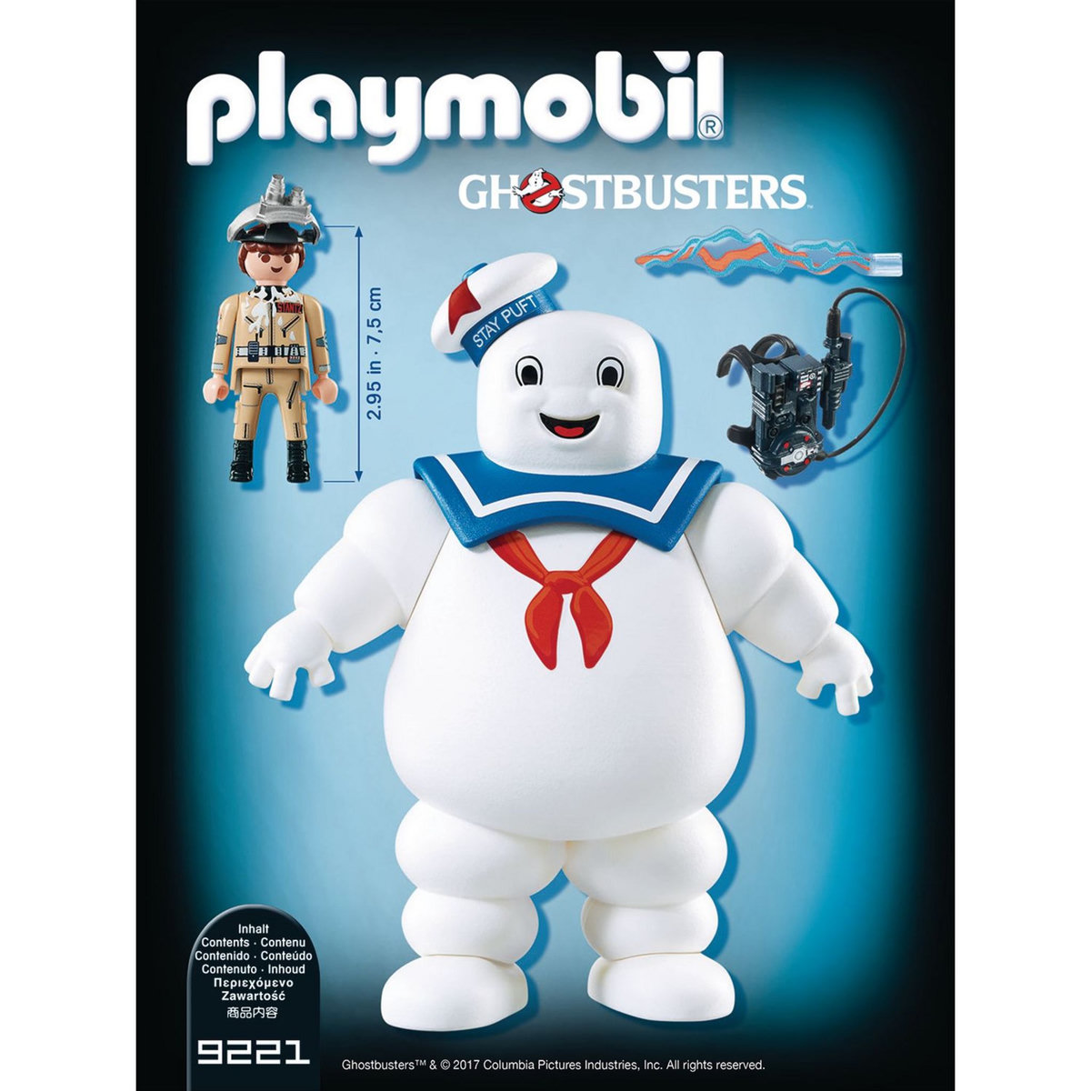 PLAYMOBIL 9221 - Ghostbusters - Fantôme Stay Puft et Stantz