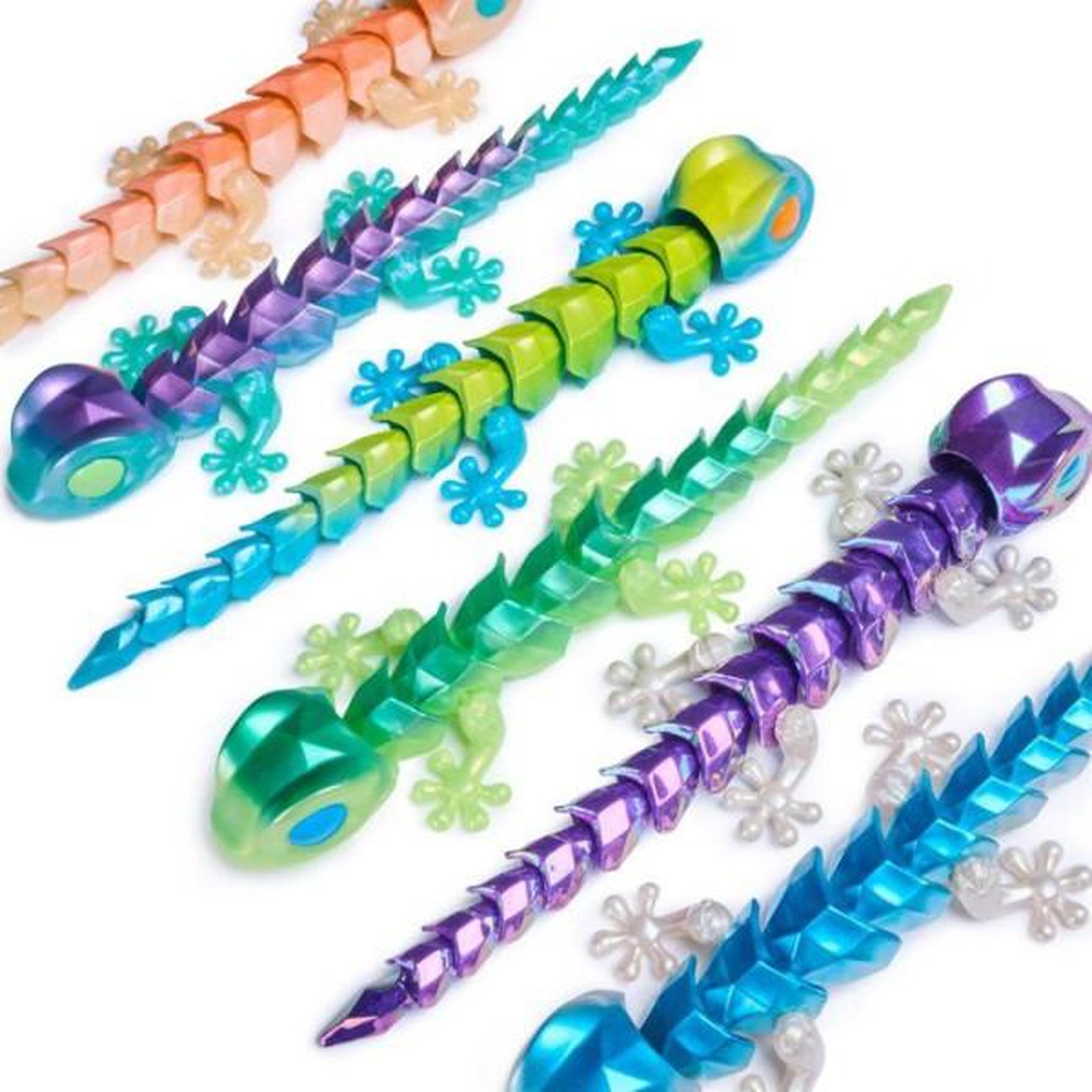 Voir la diapositive 4 : SpinMaster Pack De 1 Gecko Crystalynx Dragons Surprise