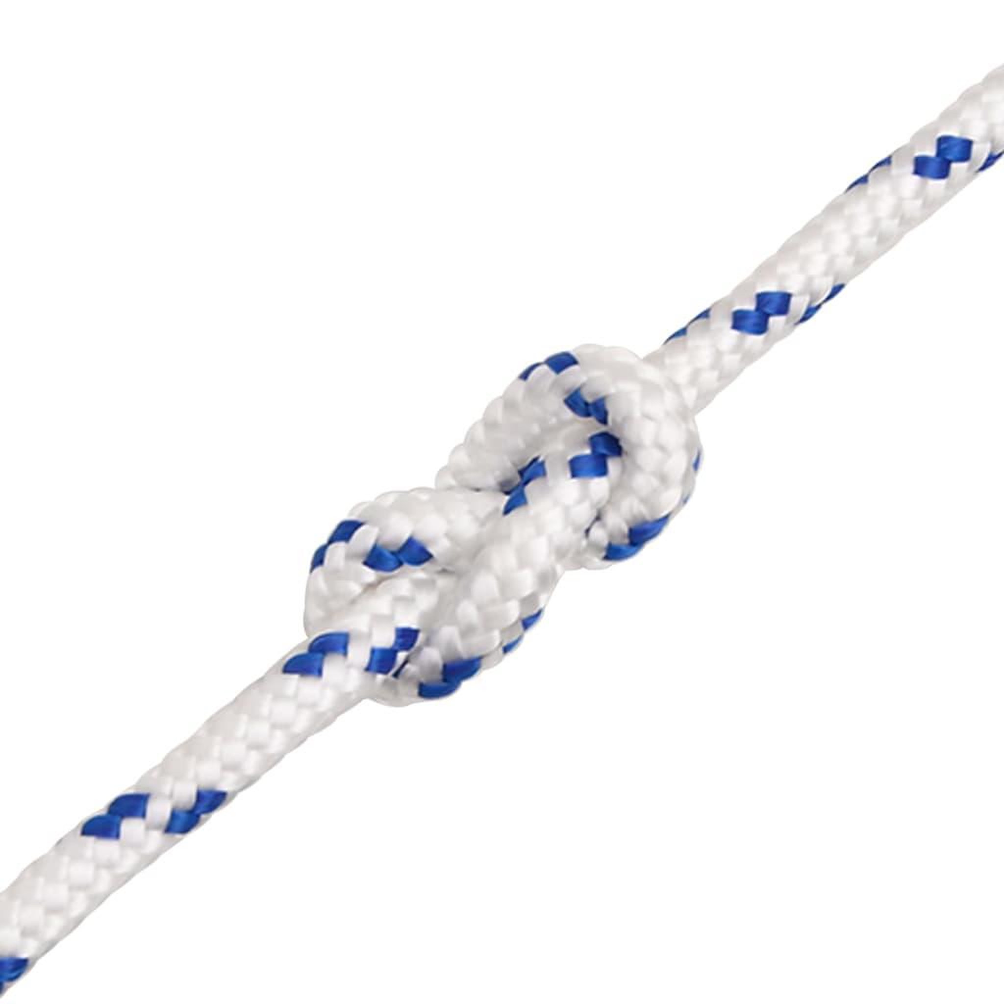 Voir la diapositive 5 : VIDAXL Corde de bateau Blanc 6 mm 250 m Polypropylene