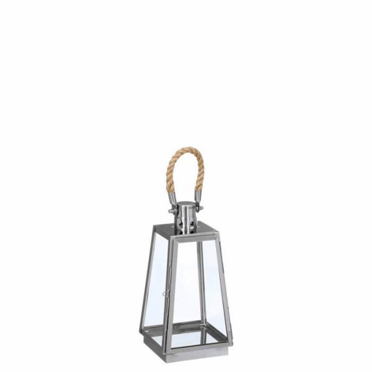 ATMOSPHERA Lot de 3 Lanternes Exterieur  Vérone  73cm Inox & Verre