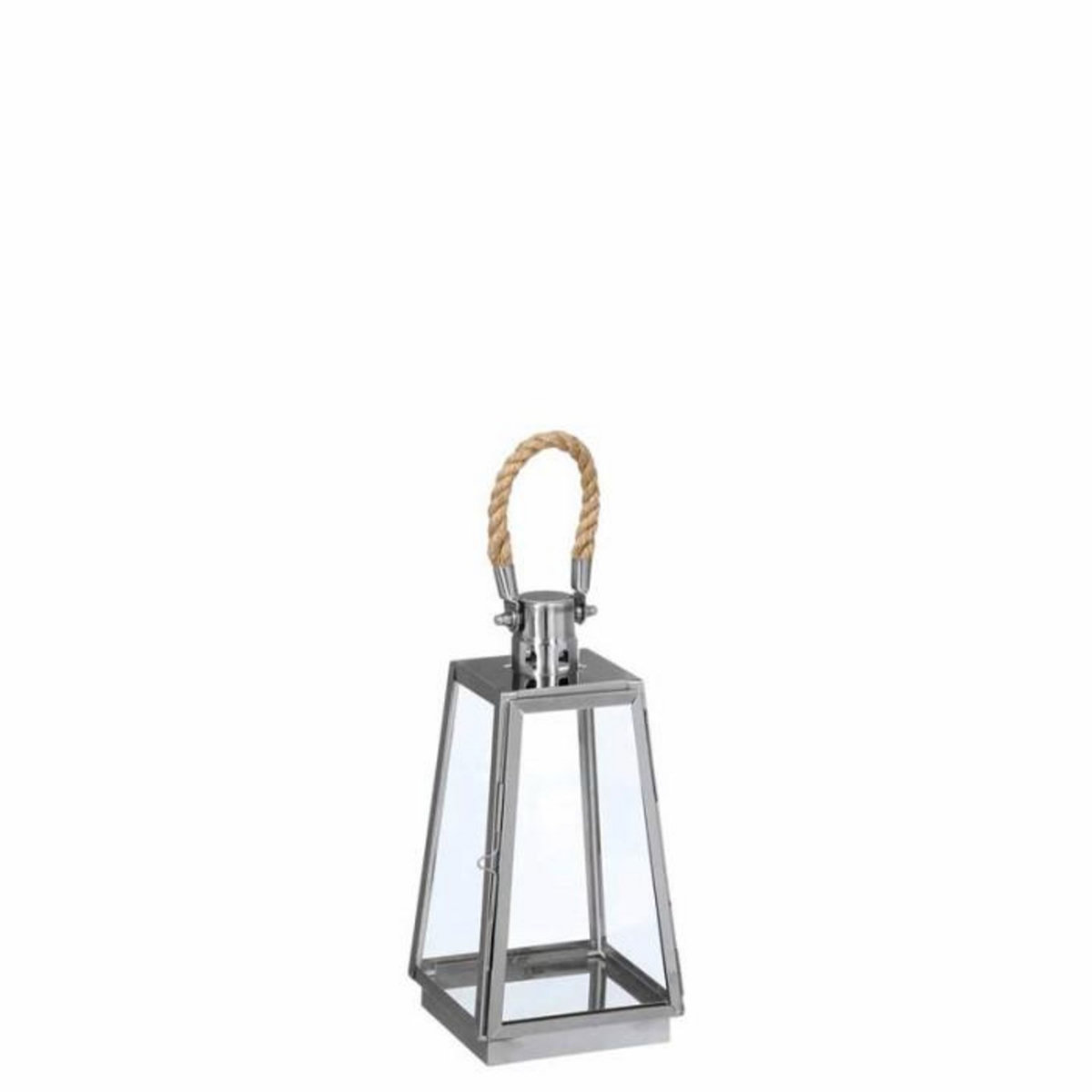 ATMOSPHERA Lot de 3 Lanternes Exterieur  Vérone  73cm Inox & Verre