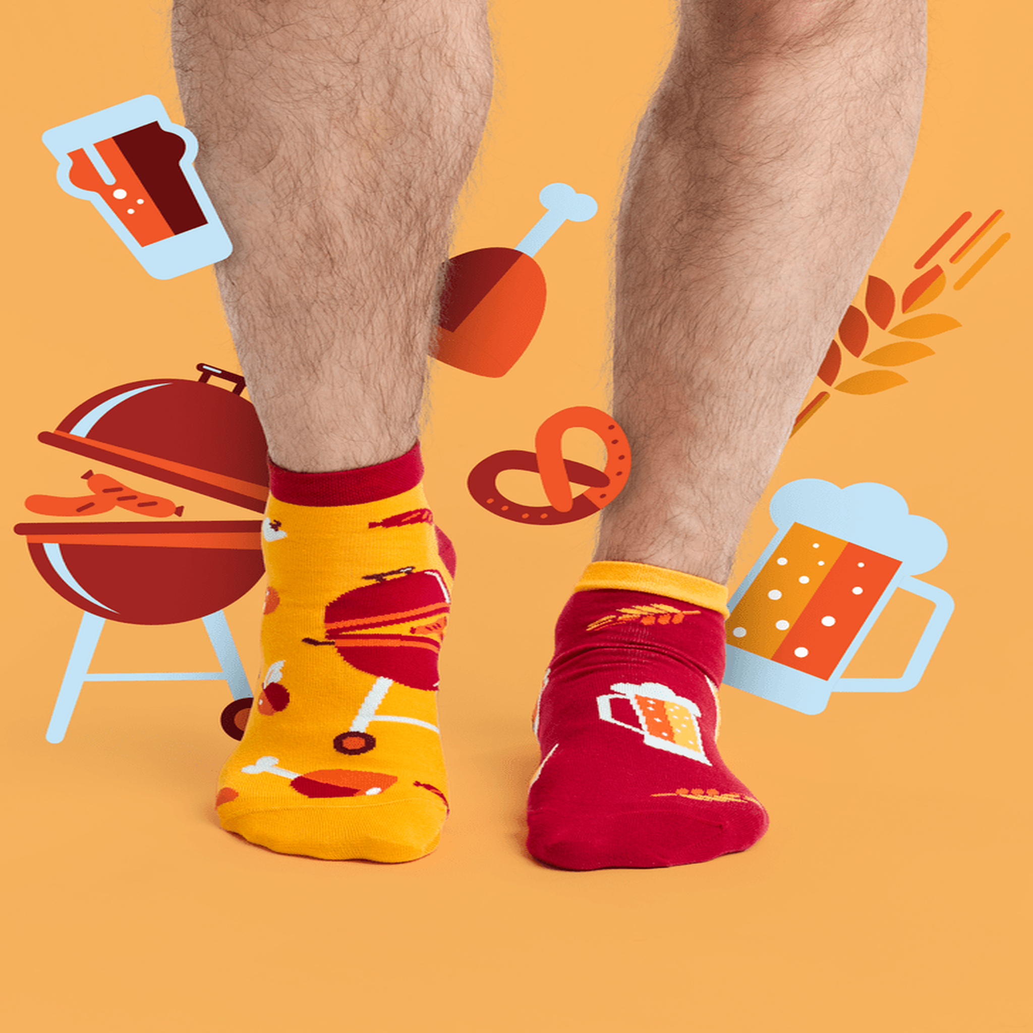 Voir la diapositive 3 : DEDOLES Socquettes bière et barbecue