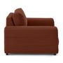 Voir la diapositive 2 : LISA DESIGN Garance - fauteuil en velours côtelé grosses côtes