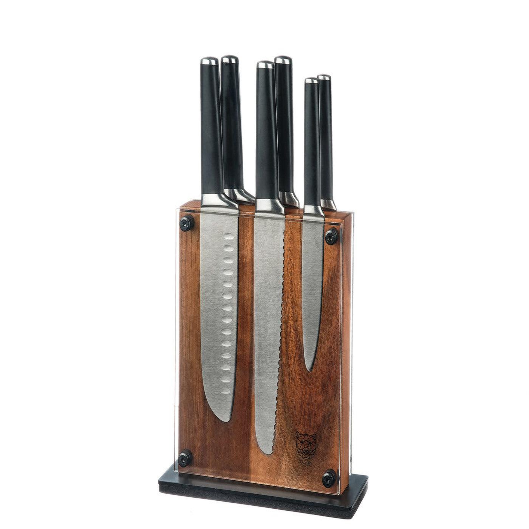 BJORN Bloc couteaux de cuisine JONA RAUMA - 7 pièces