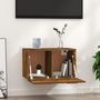 Voir la diapositive 3 : VIDAXL Armoire murale Chene fume 60x36,5x35 cm Bois d'ingenierie