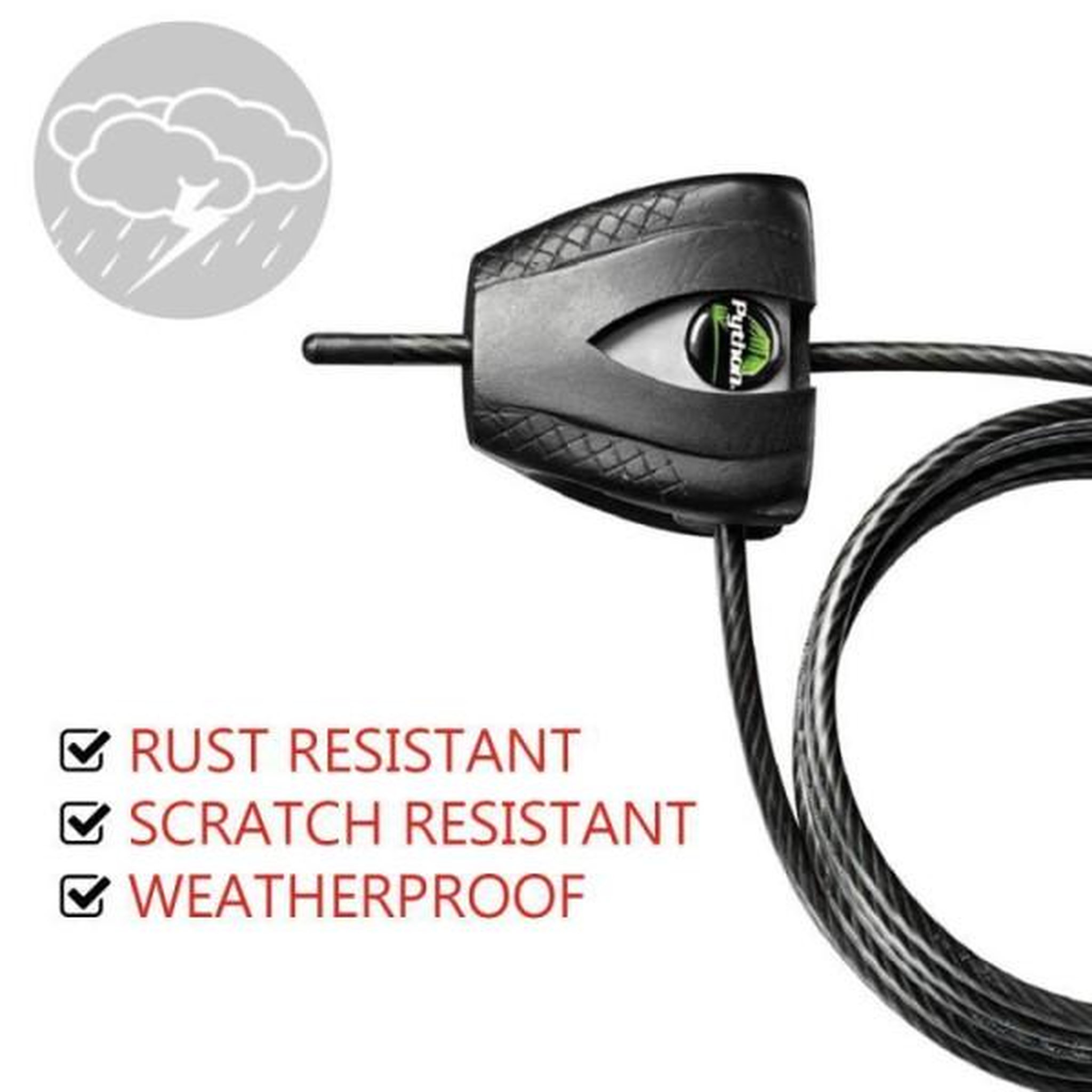 Voir la diapositive 2 : Master lock Master Lock 8417EURDPRO Câble antivol breveté ajustable de 30 cm a 1,8 m