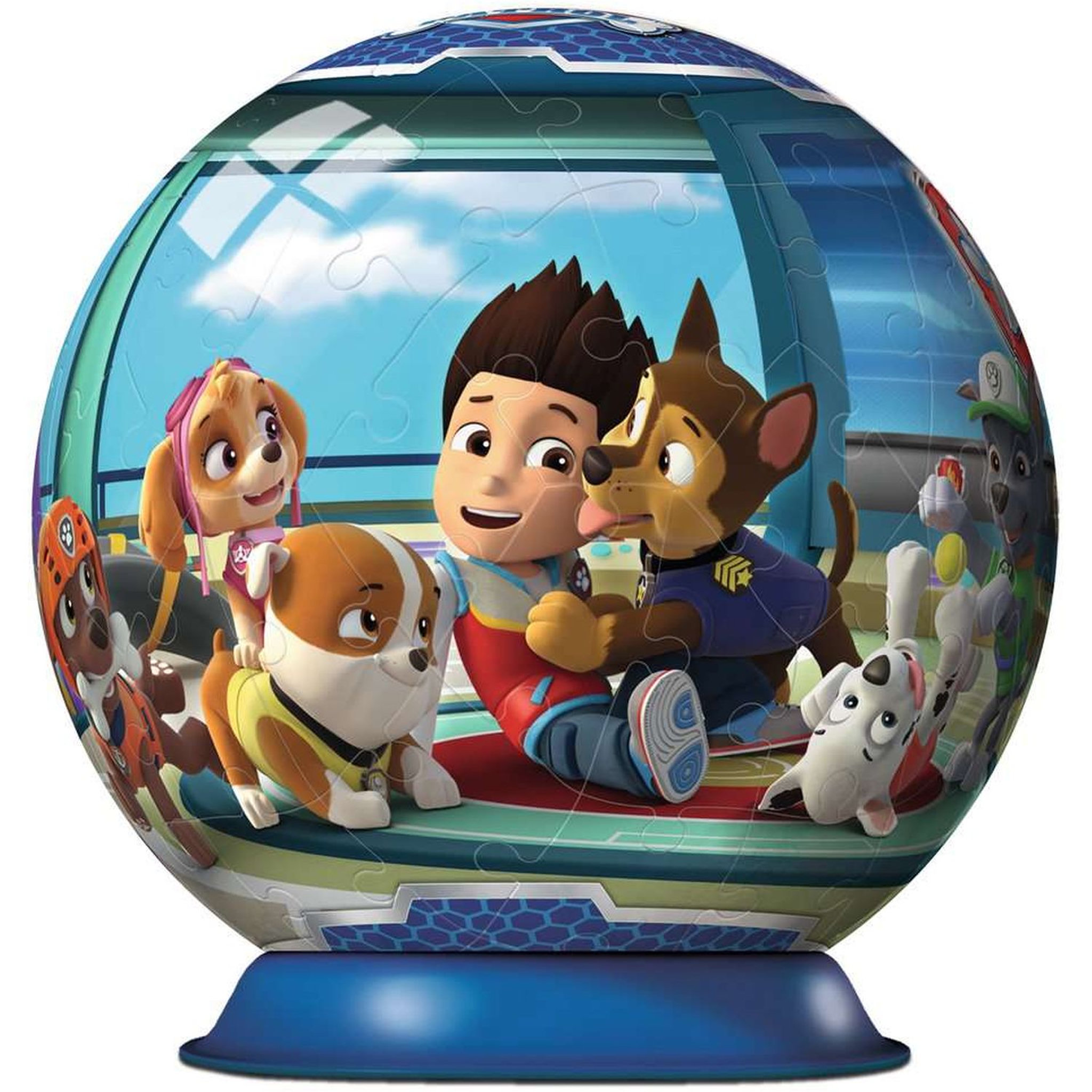 Voir la diapositive 2 : RAVENSBURGER Puzzle 3D Ball 72 pièces - Pat'Patrouille