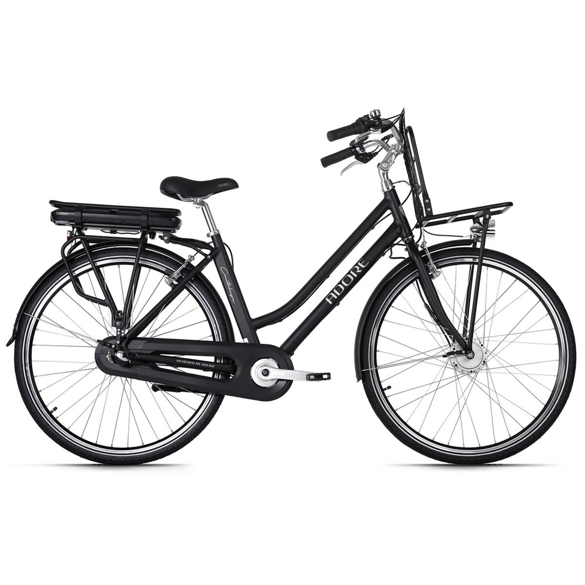 Adore V lo lectrique E Bike Alu Femme 28 Cantaloupe Noir 36 V 10