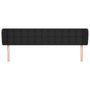 Voir la diapositive 3 : VIDAXL Tete de lit avec oreilles Noir 163x23x78/88 cm Similicuir