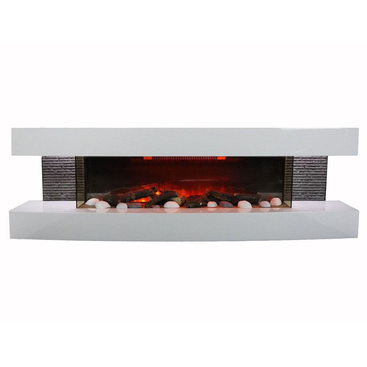 Chemin'arte Cheminée électrique 2000w - lounge 3xl