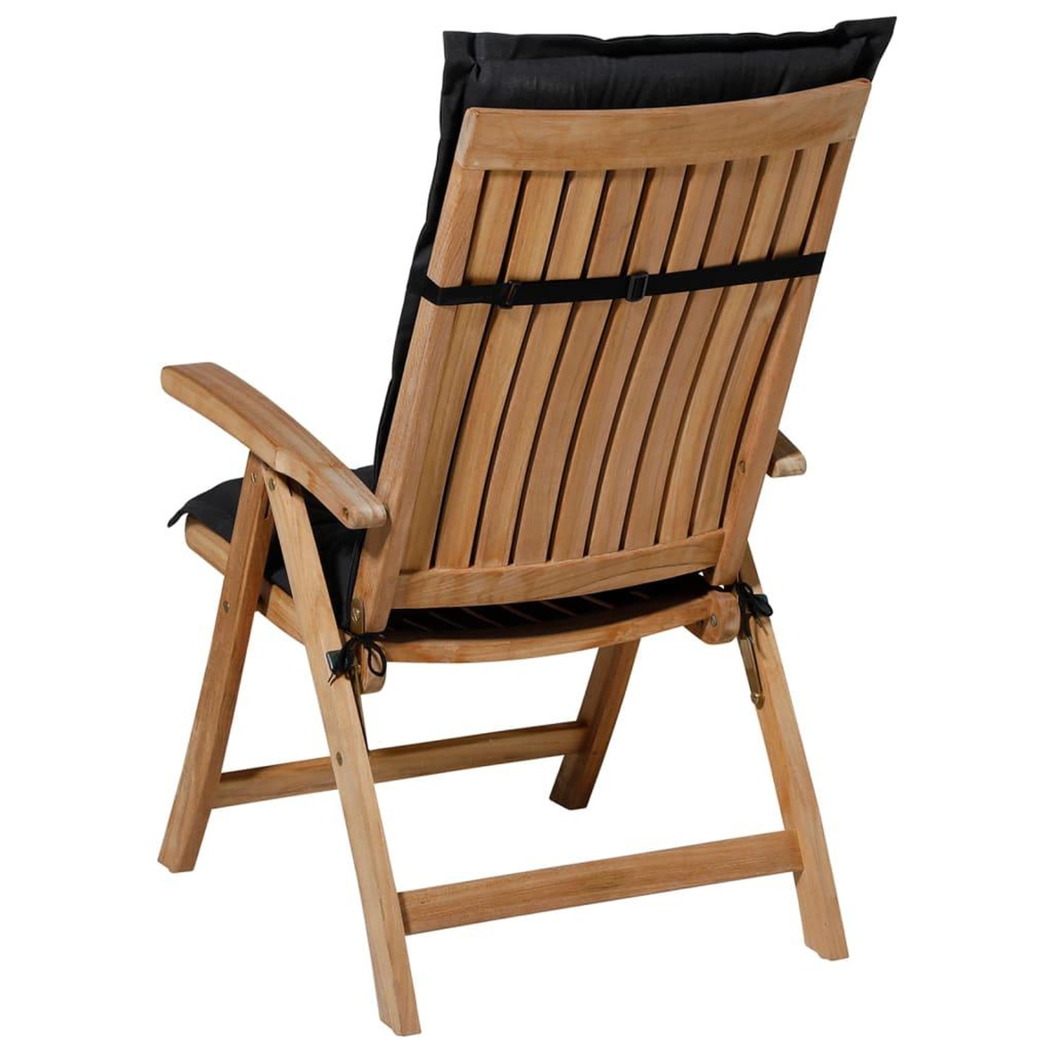 Voir la diapositive 4 : MADISON Madison Coussin de chaise a haut dossier Panama 123x50 cm Noir