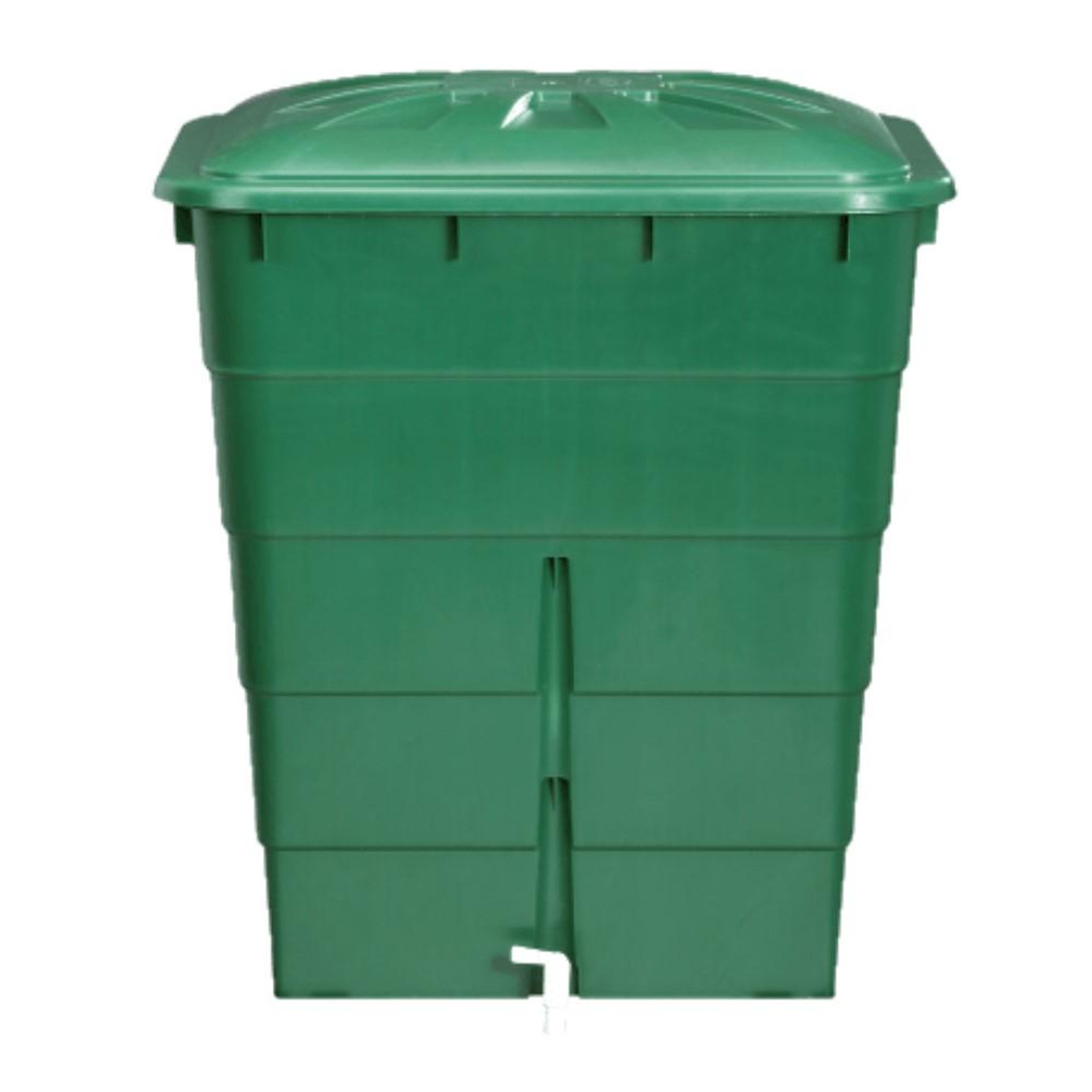 CENTRALE BRICO Cuve à eau rectangulaire 300l verte - couvercle et robinet pe inclus