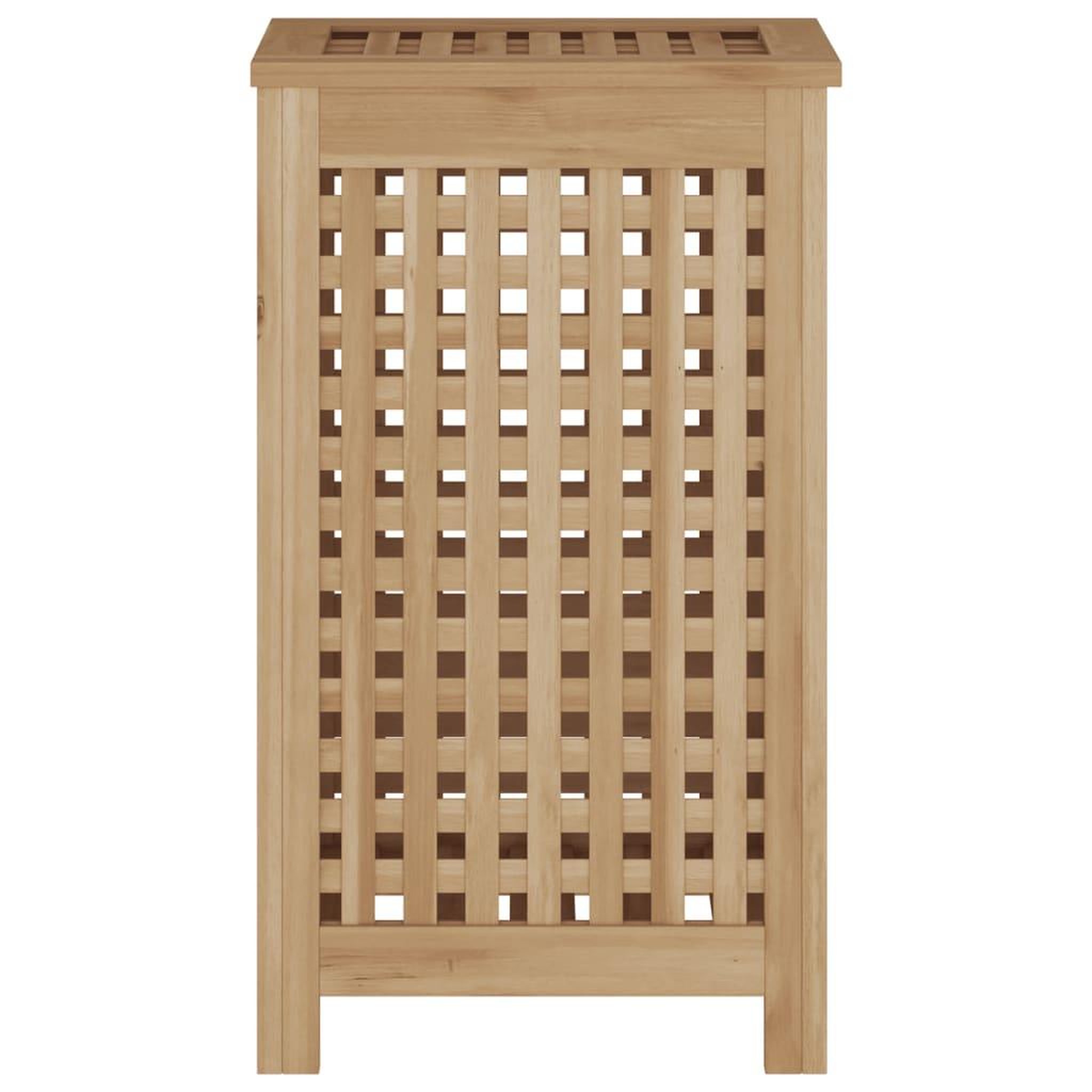 Voir la diapositive 4 : VIDAXL Bac a linge 35x25x60 cm bois de teck massif