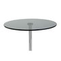 Voir la diapositive 3 : Paris Prix Table d'Appoint en Marbre  Lana  53cm Gris & Blanc