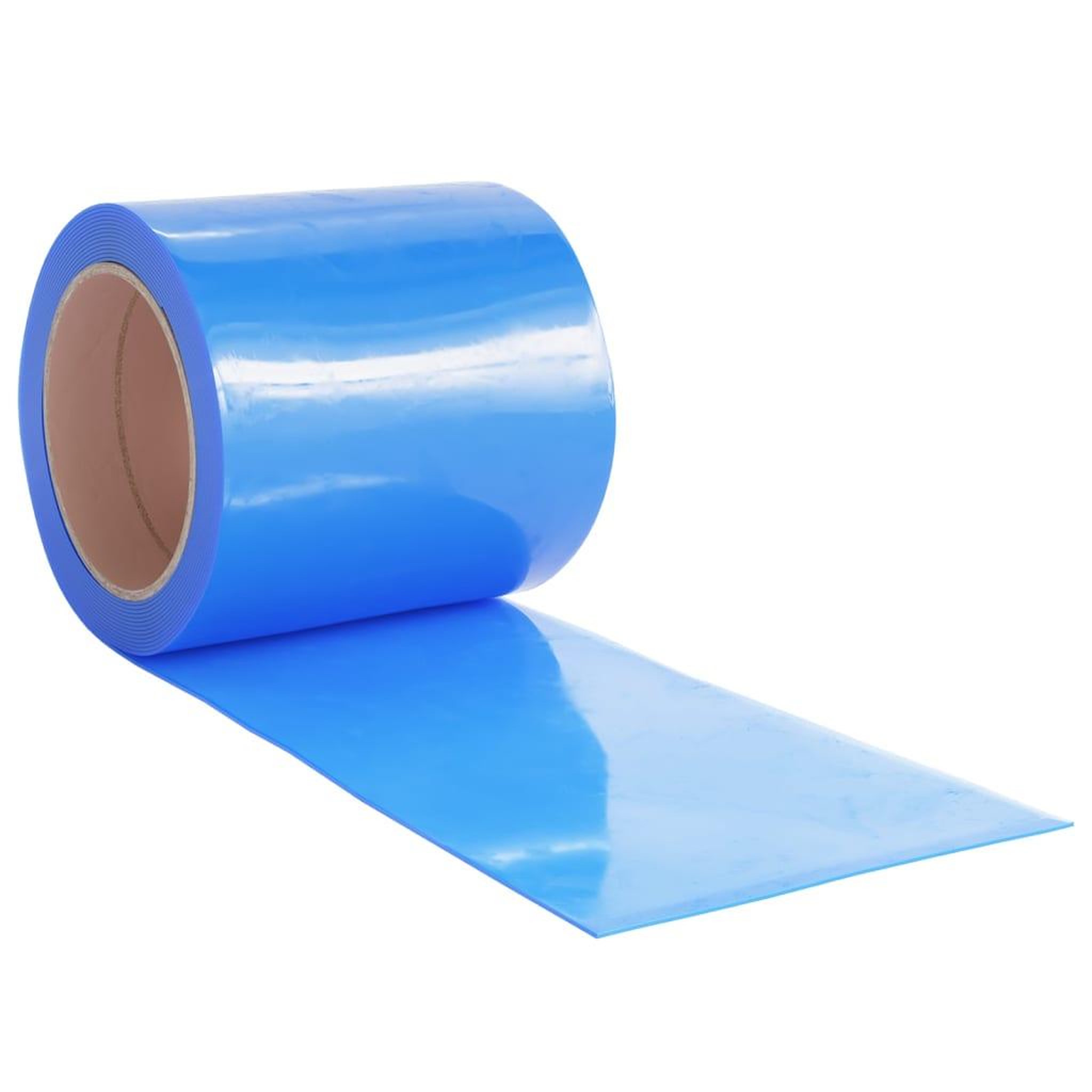 Voir la diapositive 4 : VIDAXL Rideau de porte bleu 200 mmx1,6 mm 10 m PVC