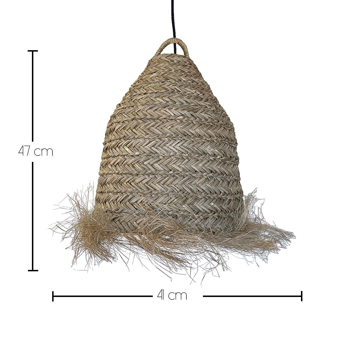 Lumisky Suspension nomade ANAFI Beige Jonc de mer H47CM