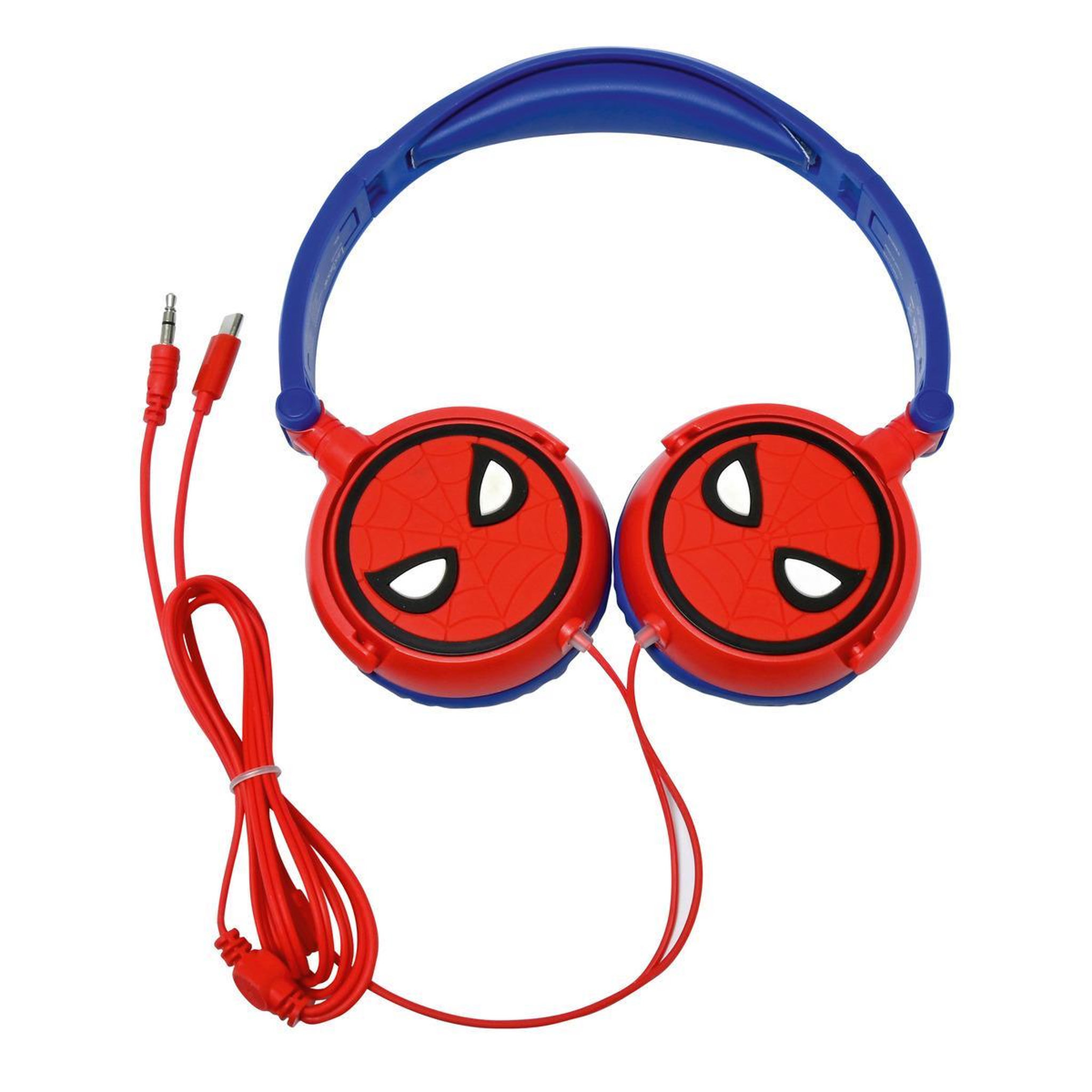 Voir la diapositive 2 : Lexibook Casque stéréo filaire pliable avec limitation de volume d'écoute SpiderMan