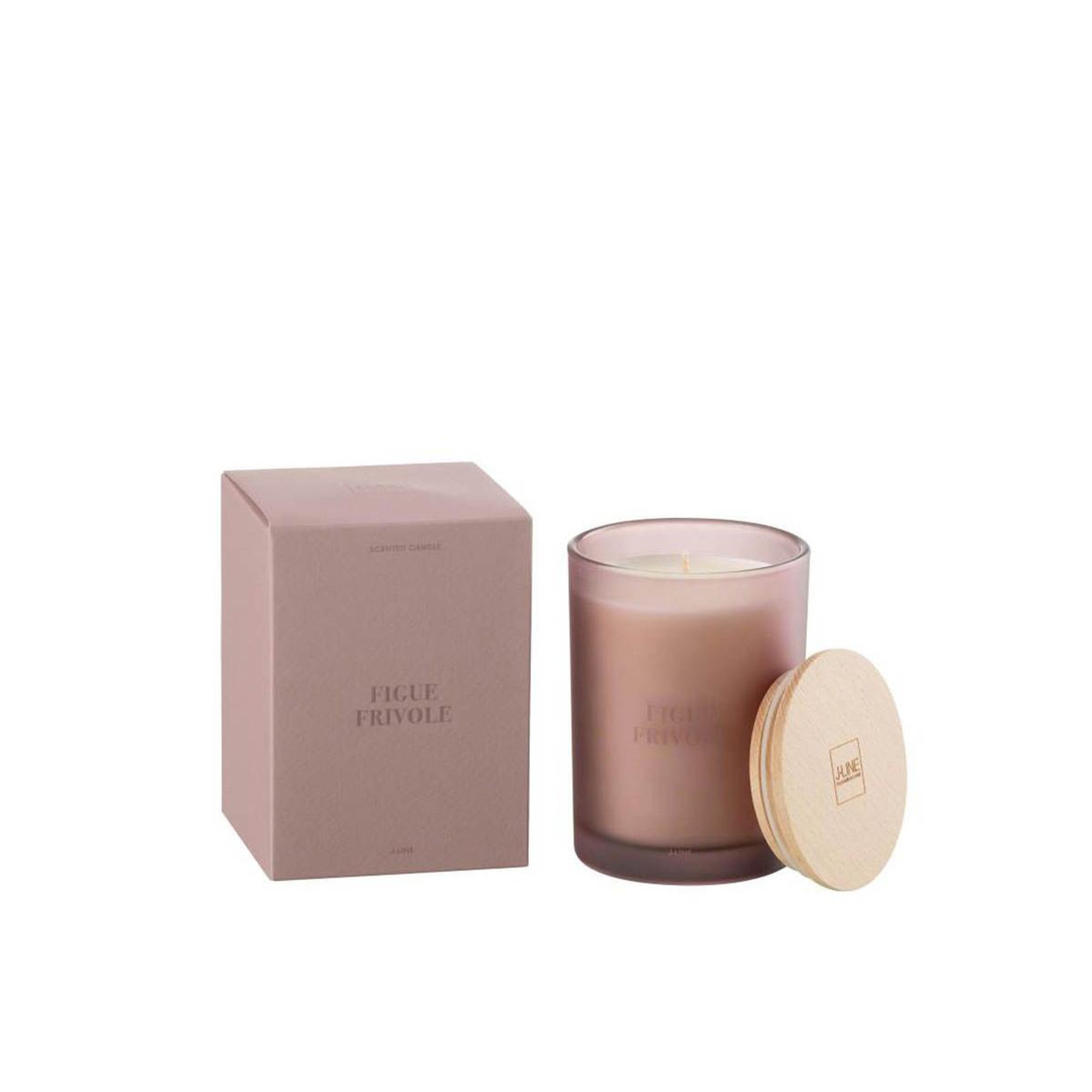 Voir la diapositive 3 : J-LINE Bougie parfumée  accords essentiels  12cm figue frivole