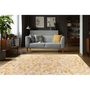 Voir la diapositive 5 : Paris Prix Tapis Fait Main en Cuir à Poils Ras  Ravi  Or
