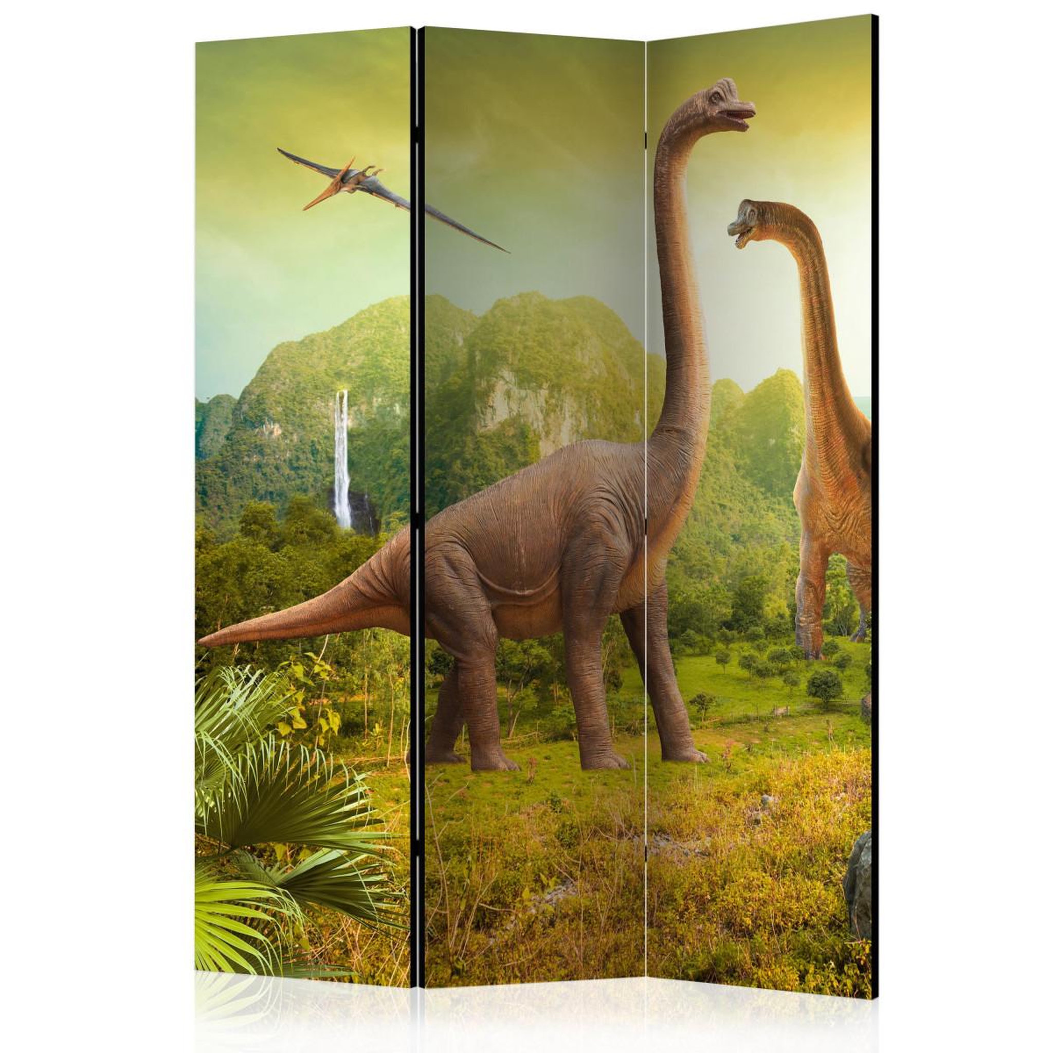 Paris Prix Paravent 3 volets  dinosaurs  135x172cm