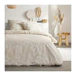 Today Parure de lit - TODAY - Sunshine - 0.2 imprimé floral - 2 personnes - 220 x 240 cm - 100% Coton 57 fils