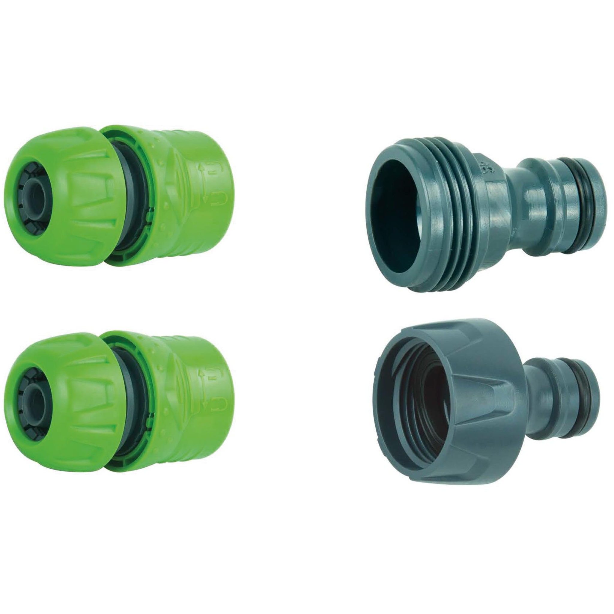 WERKAPRO Lot de 4 raccords automatiques  15mm  werka pro