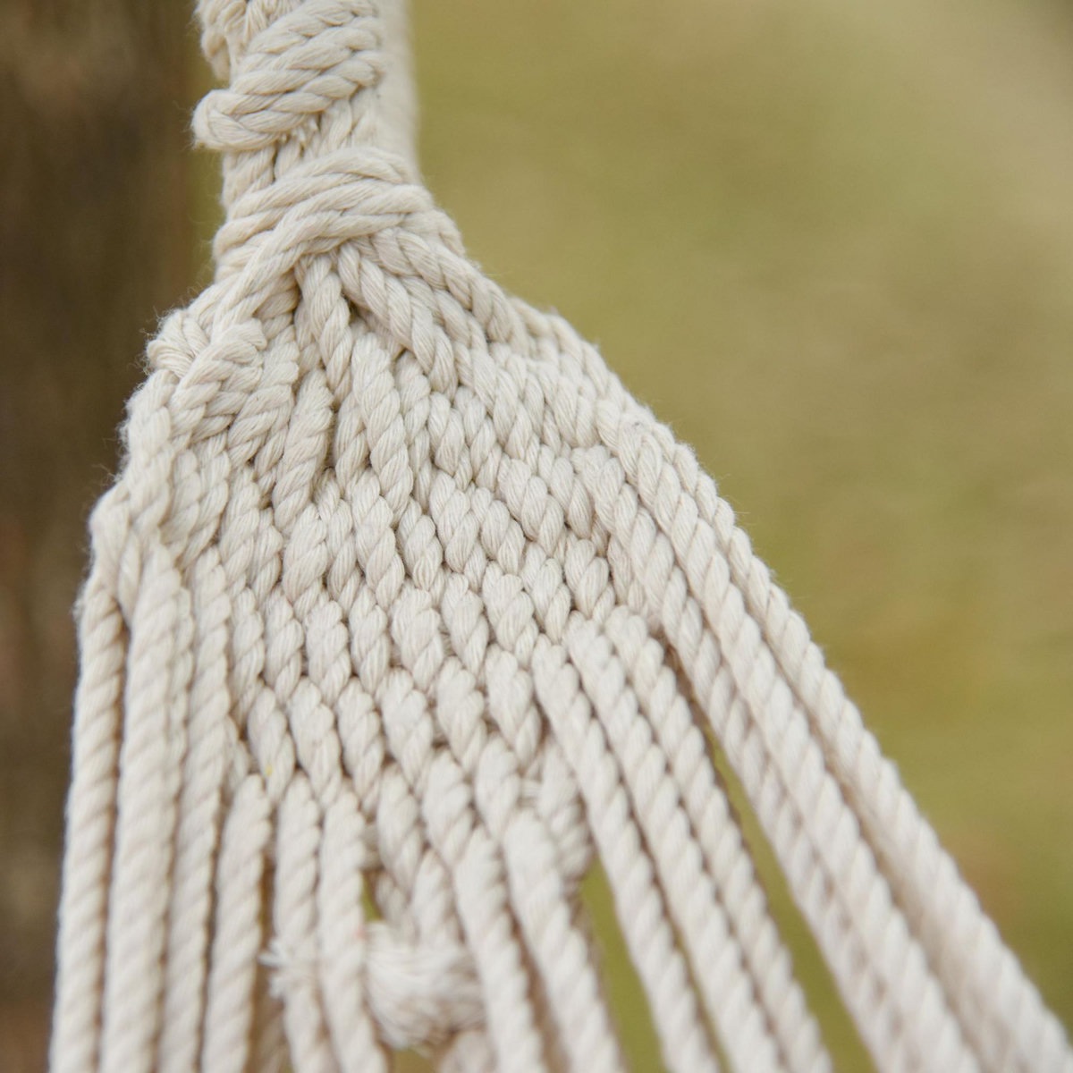 OUTSUNNY Hamac de voyage respirant portable toile de hamac dim. 2,9L x 1,5l m sac transport coton polyester multicolore