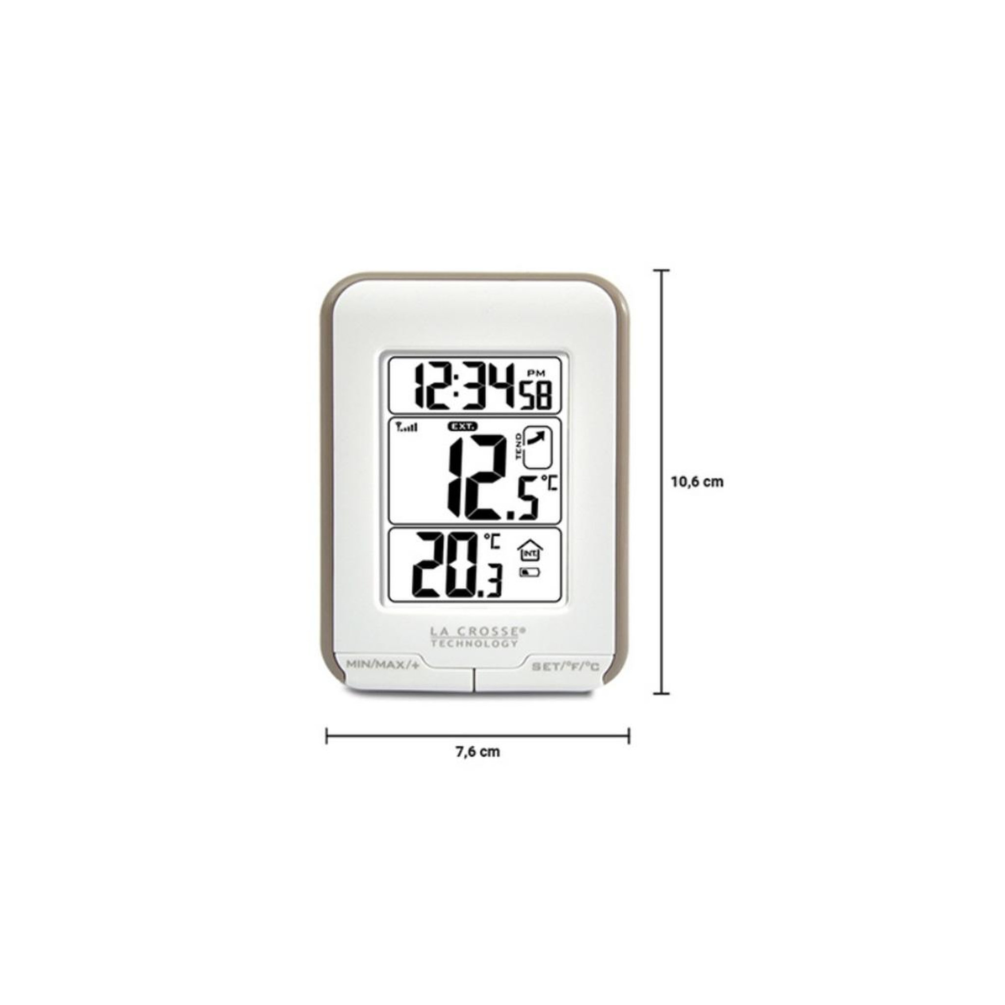 Voir la diapositive 3 : La crosse technology Station météo blanc - WS6810WHI-TAU