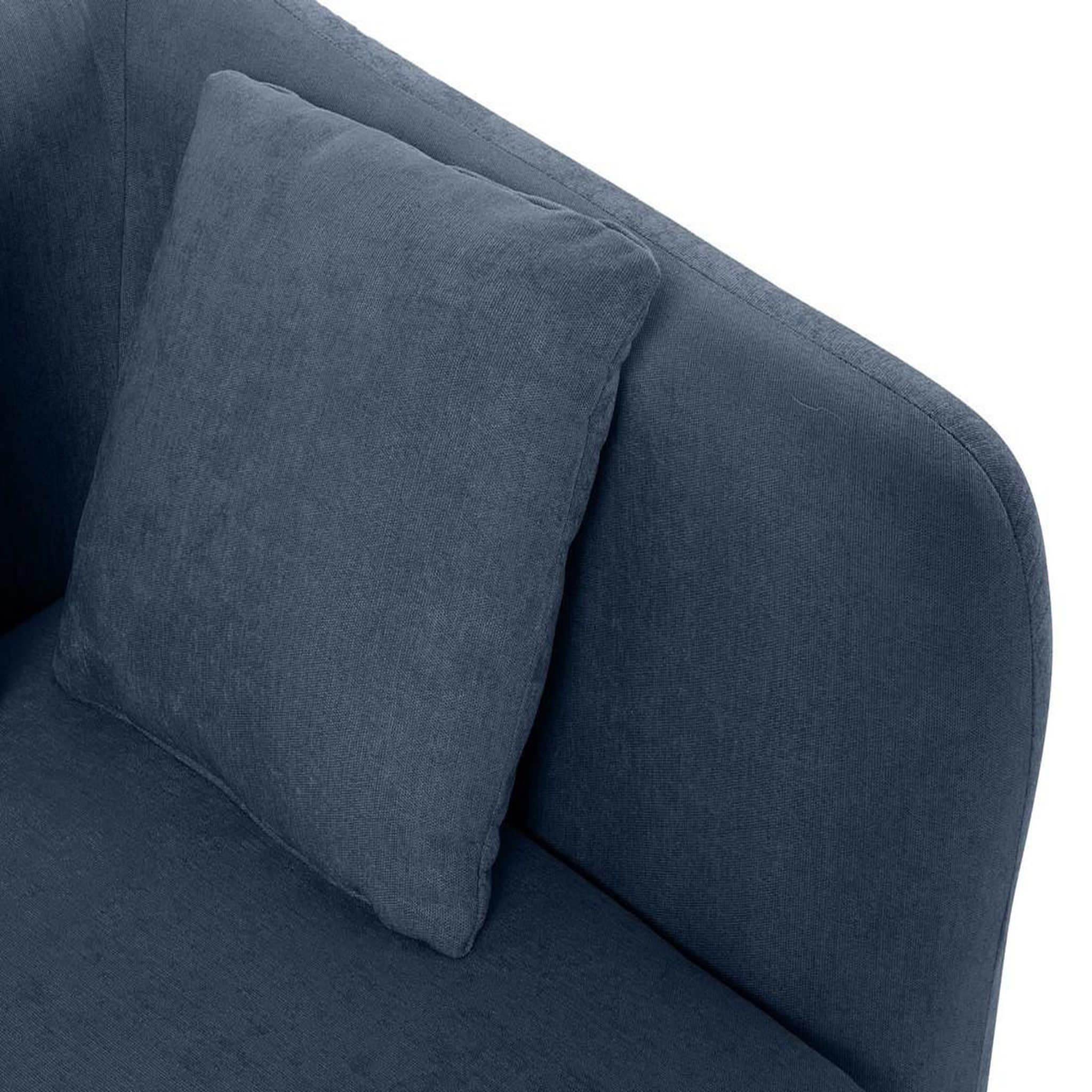 Voir la diapositive 5 : LISA DESIGN Ikare - module d'assise d'angle droit - en tissu