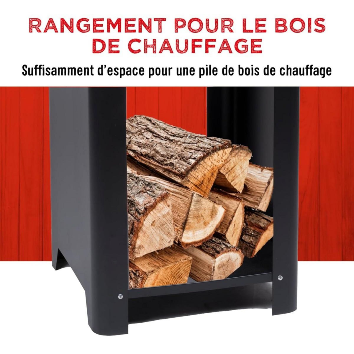 Alpina Brasero Barbecue Exterieur 61x90cm - Plancha Grill Teppanyaki - Charbon de Bois Jardin et Terrasse - Cuisine Extérieure ALPINA