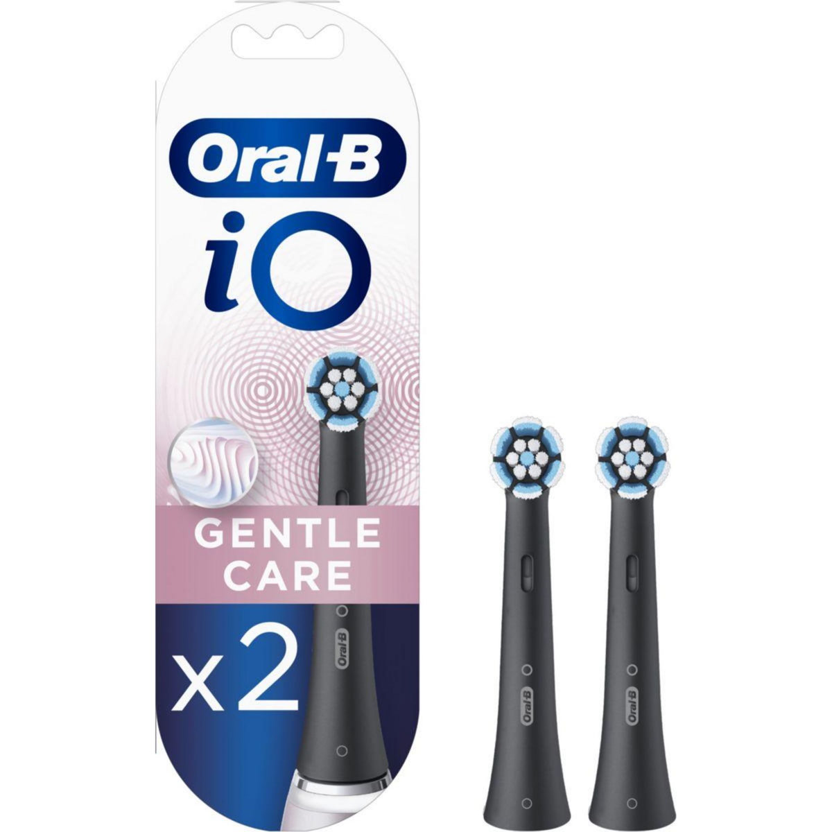 ORAL B Brossette dentaire 2 ct iO Gentle Care (Black)