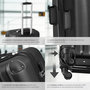 Voir la diapositive 4 : tectake Set de valises trolley rigides 3 parties, en plastique ABS robuste noir