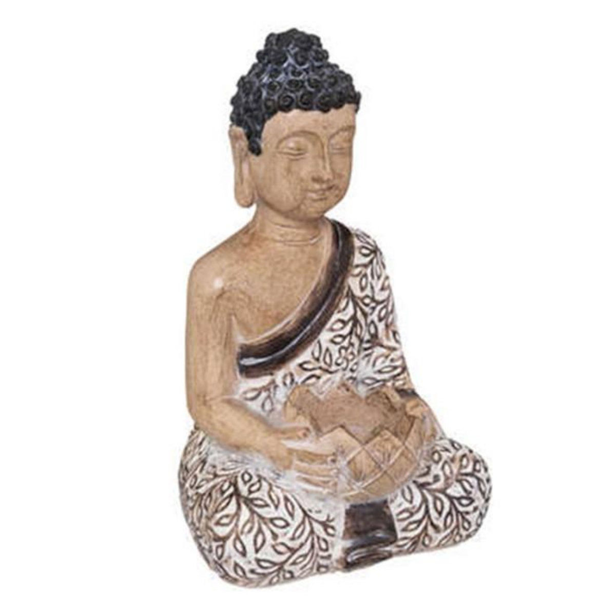 ATMOSPHERA Statuette Déco  Bouddha Assis  22cm Multicolore