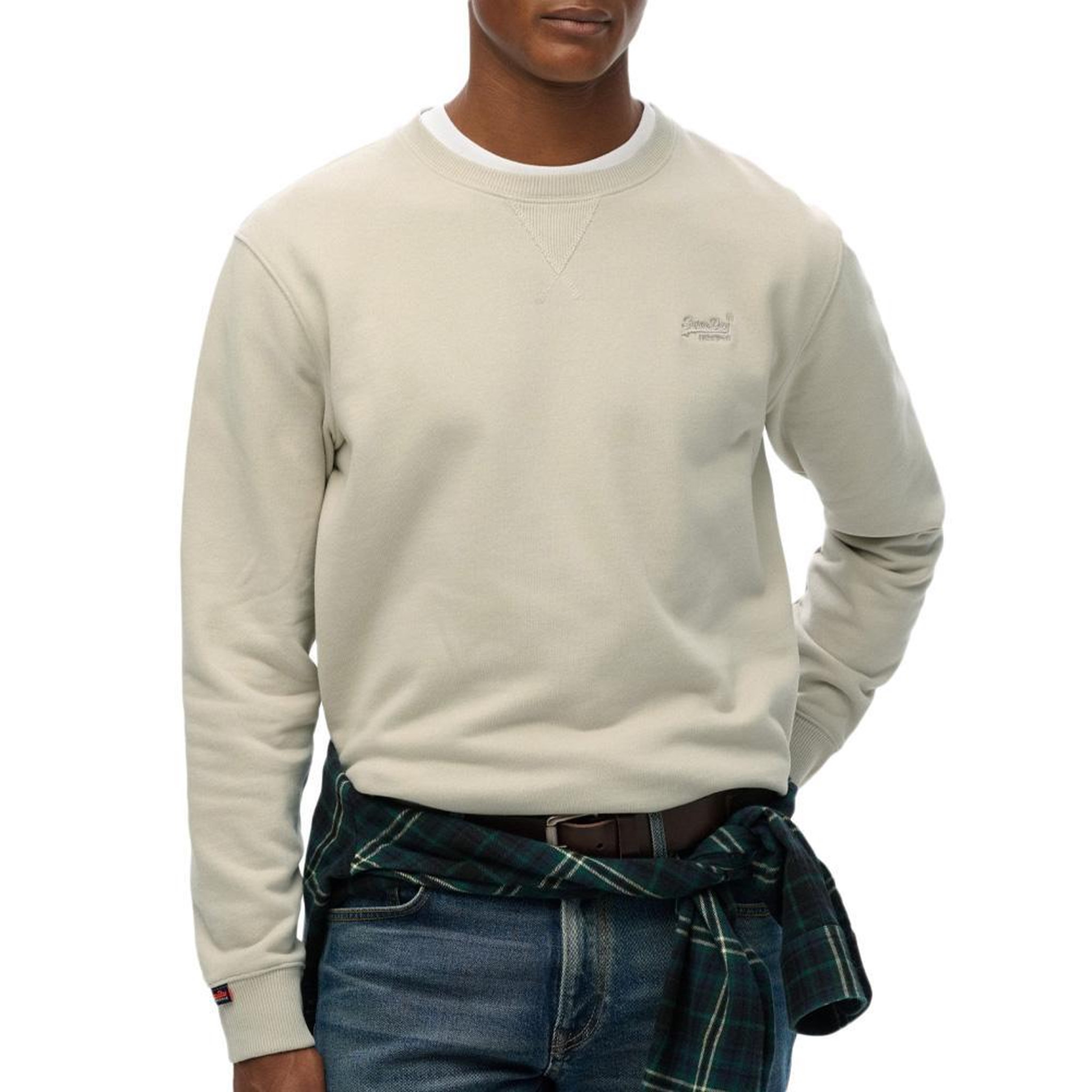 Voir la diapositive 1 : SUPERDRY Pull  Homme Superdry Essential Logo Crew