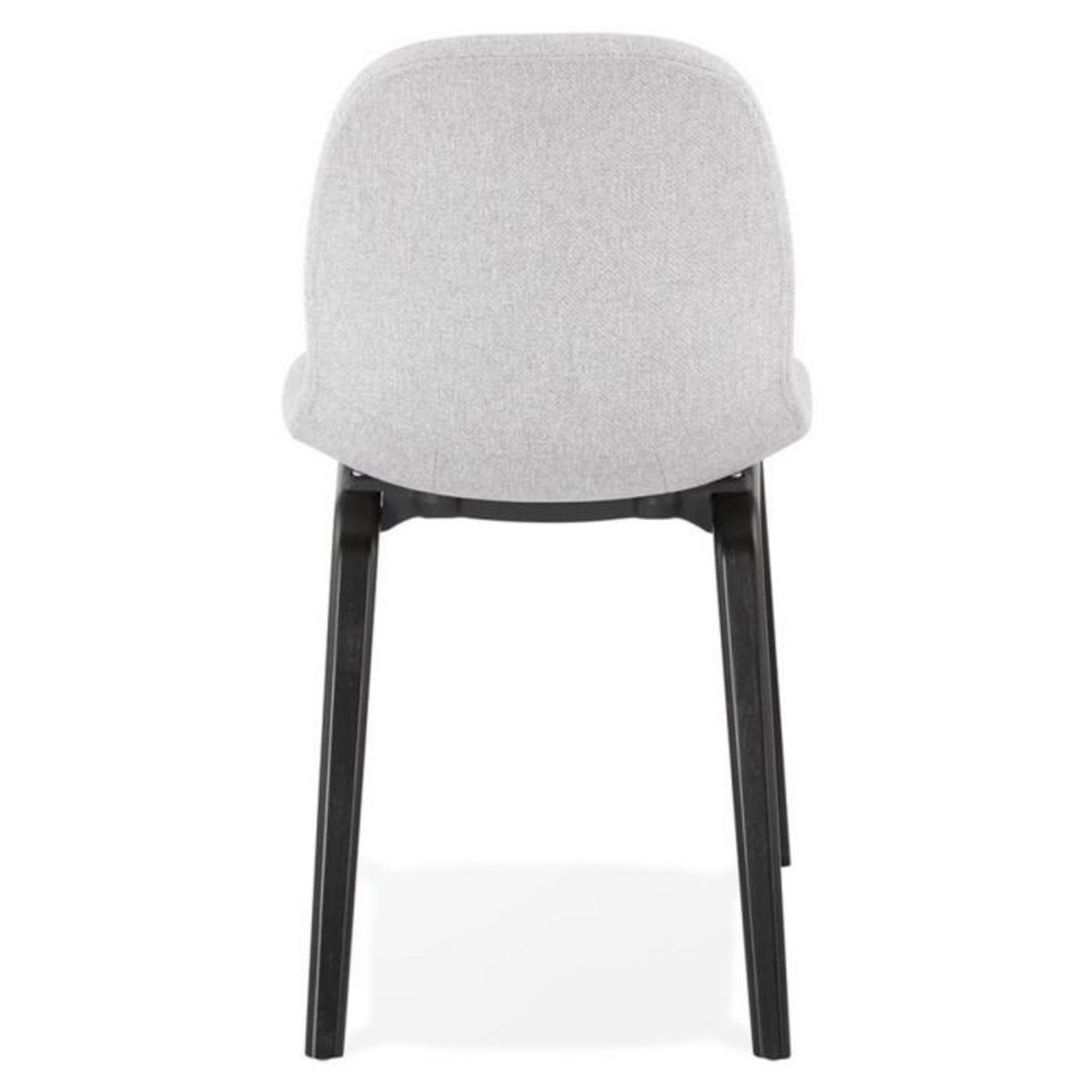 Paris Prix Chaise Design en Tissu  Tikel  81cm Gris & Noir